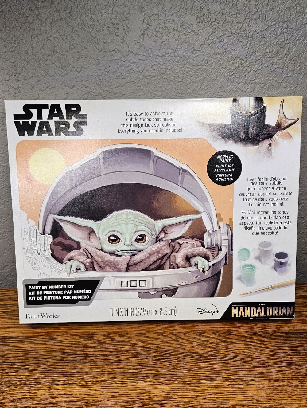 Star Wars Mandalorian Paint By Number Kit